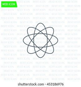 Pictograph of atom