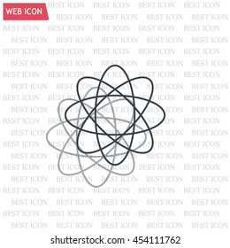 Pictograph of atom