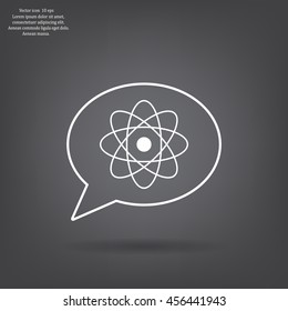 Pictograph of atom