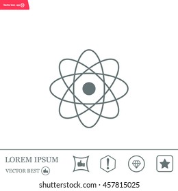 Pictograph of atom