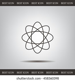 Pictograph of atom