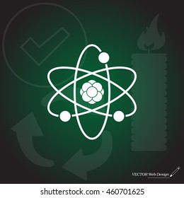Pictograph of atom