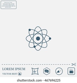 Pictograph of atom