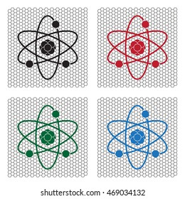 Pictograph of atom