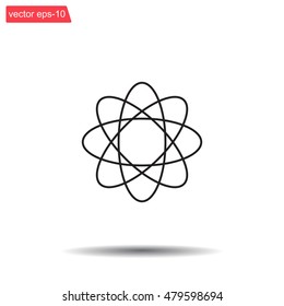 Pictograph of atom
