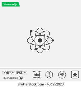 Pictograph of atom