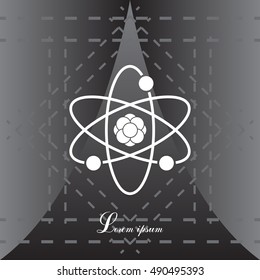 Pictograph of atom