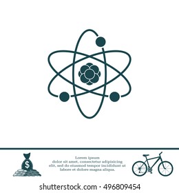 Pictograph of atom