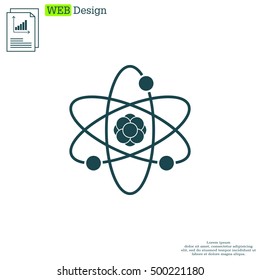Pictograph of atom