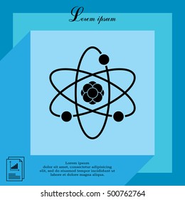 Pictograph of atom