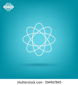 Pictograph of atom