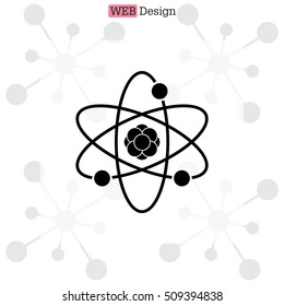 Pictograph of atom