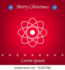 Pictograph of atom