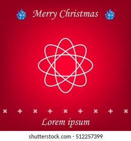 Pictograph of atom