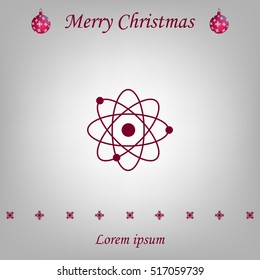 Pictograph of atom
