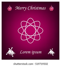Pictograph of atom