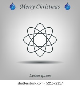 Pictograph of atom