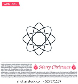 Pictograph of atom