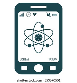 Pictograph of atom