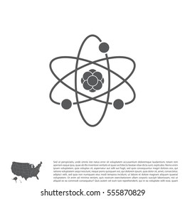 Pictograph of atom