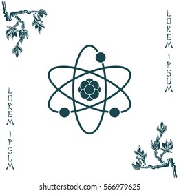 Pictograph of atom
