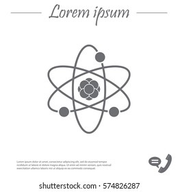 Pictograph of atom