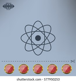 Pictograph of atom