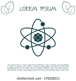 Pictograph of atom