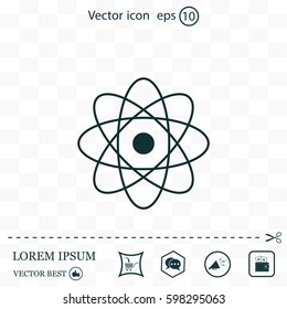 Pictograph of atom