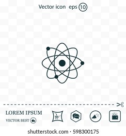 Pictograph of atom