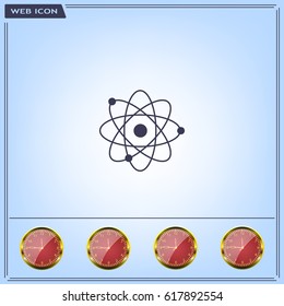 Pictograph of atom