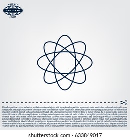 Pictograph of atom