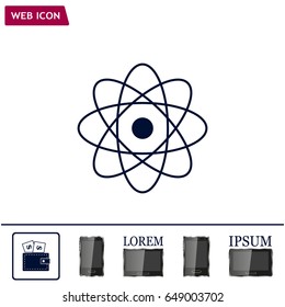Pictograph of atom