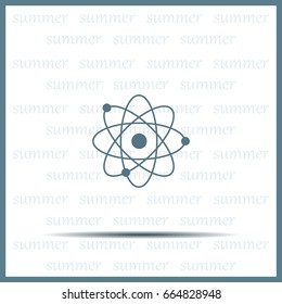 Pictograph of atom