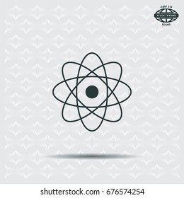 Pictograph of atom
