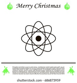 Pictograph of atom