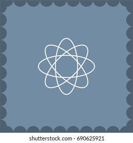 Pictograph of atom