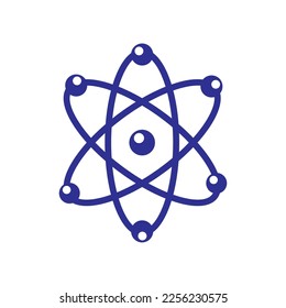 Pictograph des Atom-Symbols, Vektorgrafik
