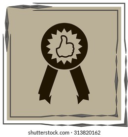 Pictograph of award
