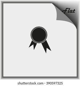 Pictograph of award.
