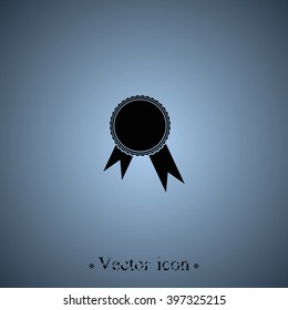 Pictograph of award.