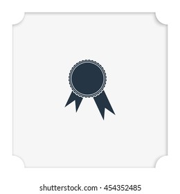 Pictograph of award.