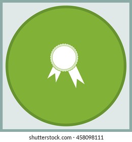 Pictograph of award.
