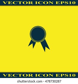 Pictograph of award.