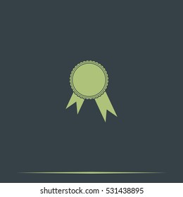 Pictograph of award.
