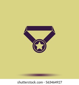Pictograph of award.