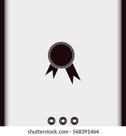 Pictograph of award.