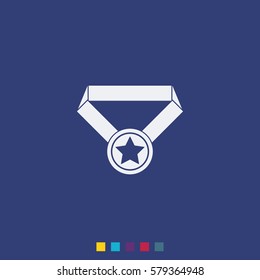 Pictograph of award.