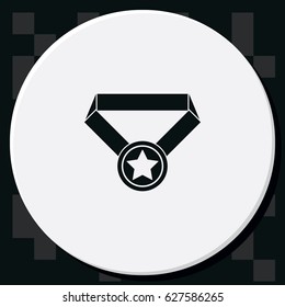 Pictograph of award.