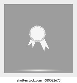 Pictograph of award.
